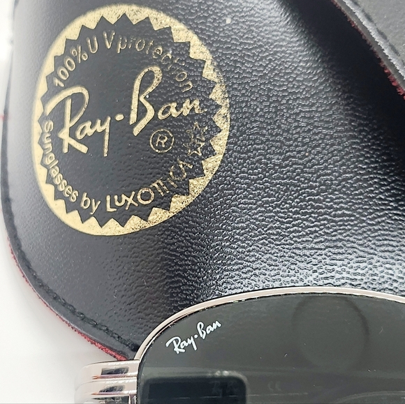 Vintage Ray-Ban W2189 Gunmetal/Gray Blend Rectangular Cross Walk Sunglasses - Picture 6 of 10